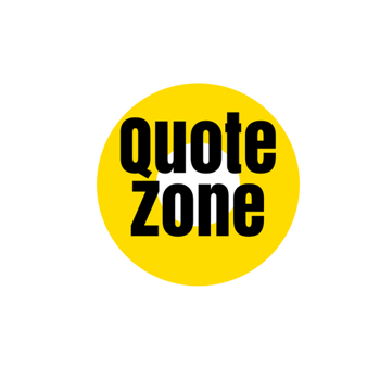 The official The Quote Zone logo.